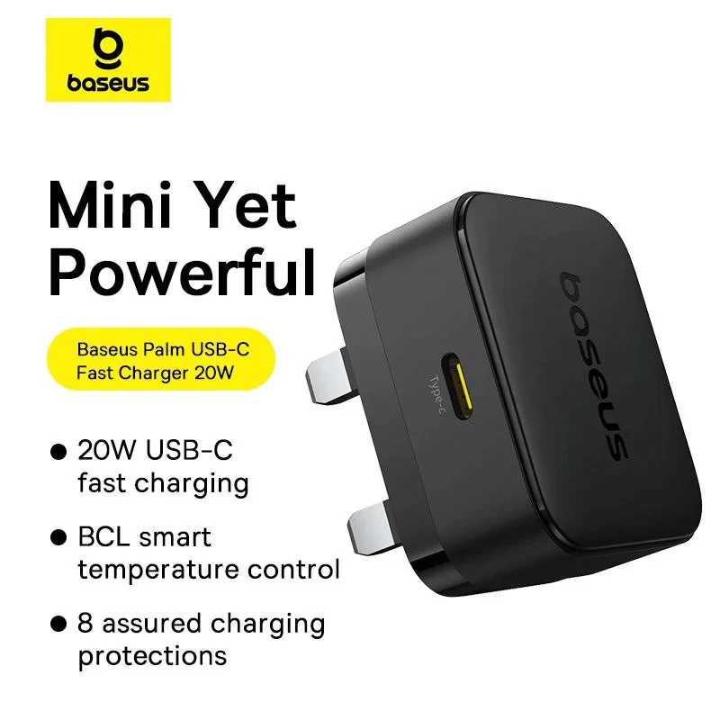 شارژر دیواری 20 وات بیسوس مدل Palm Mini