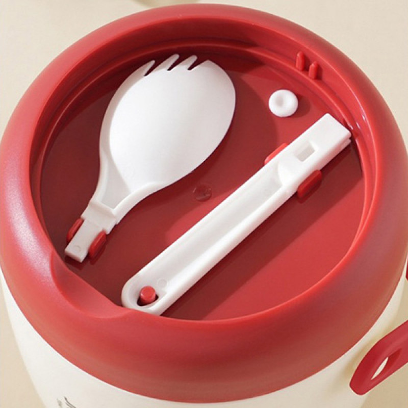 فلاسک غذا مدل دوجداره کد LUNCH-BOX گنجایش 1 لیتر