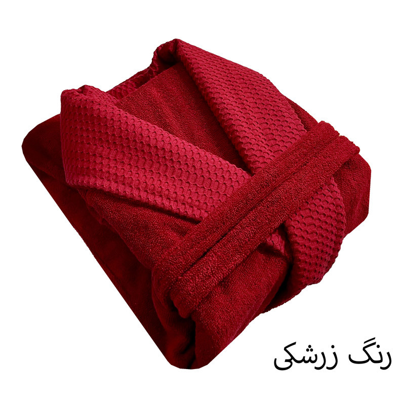 حوله پالتویی پودیران بافت  مدل یاقوتی ابریشمی سایز 126