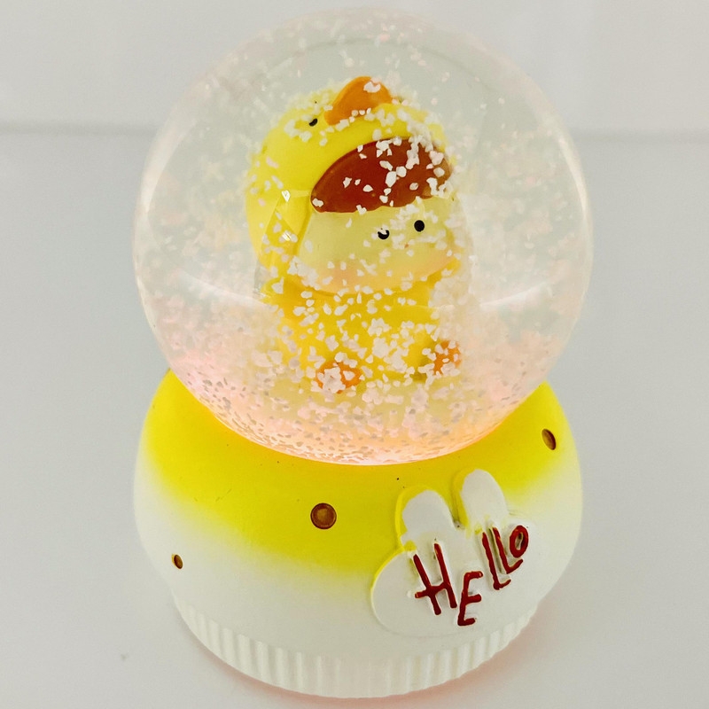 گوی مدل چراغدار HELLO طرح baby جوجه کد B1623.11.S300