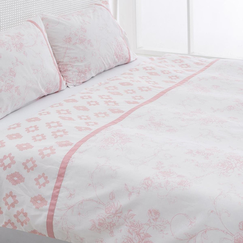 سرویس ملحفه انگلیش هوم مدل Rambler Rose دو نفره 3 تکه