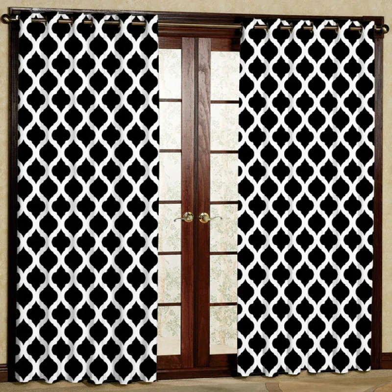 پرده مدل هازان پانچی کد 1 سایز 280x140 سانتی متر