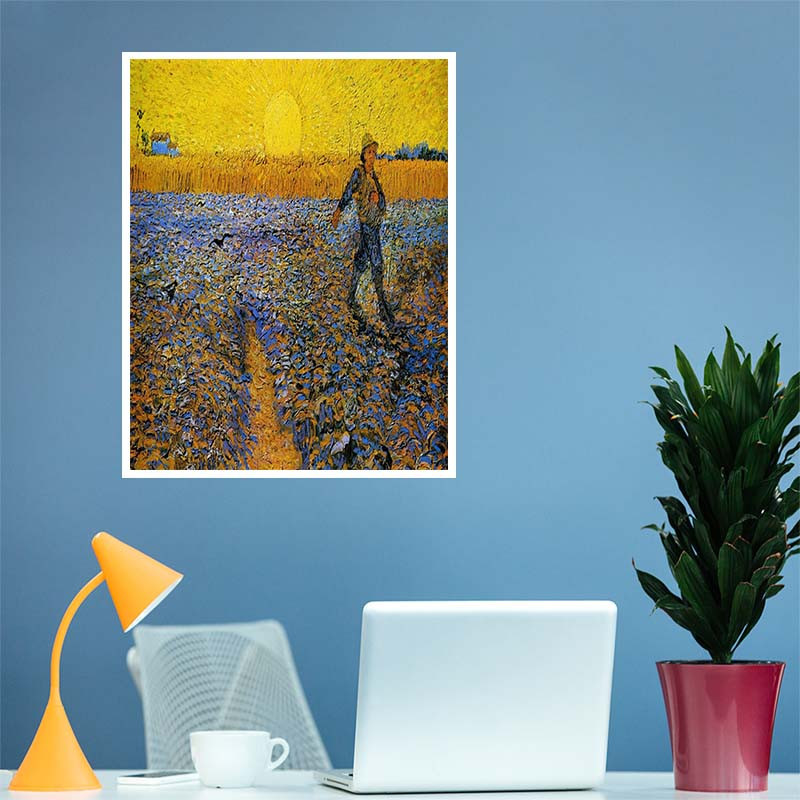 پوستر کارنيکا طرح نقاشی‌های ون‌گوگ Van Gogh Paintings کد 21265 مجموعه 8 عددی