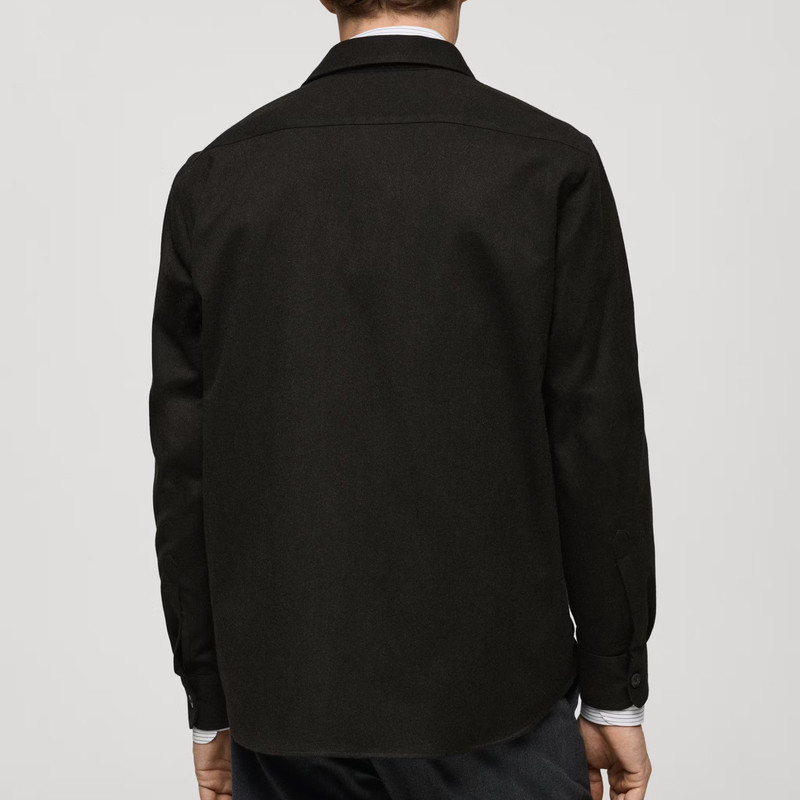 پیراهن مردانه آستین بلند مانگو مدل REGULAR FIT FLANNEL