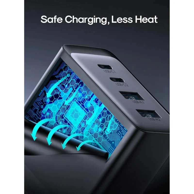 شارژر دیواری 67 وات جوی روم مدل TCG02 EU به همراه کابل USB-C