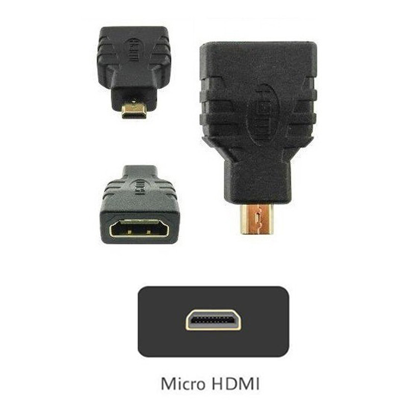 کابل HDMI به HDMI بلک مدل ALL in ONE طول 1.5 متر همراه مبدل MICRO HDMI و MINI HDMI