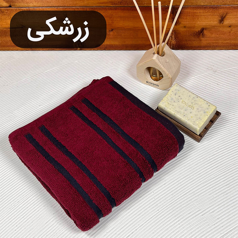 حوله دست و صورت مدل پارما سایز 80*40 سانتی متر