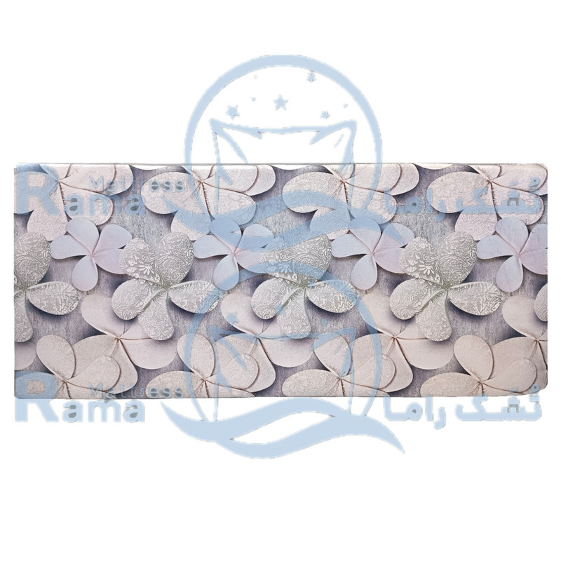 تشک مهمان مدل مخمل طرح گل کد 30 یک نفره سایز 90×190 سانتی متر