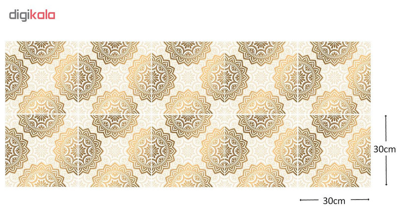 استیکر کاشی طرح sunlight بسته 10 عددی