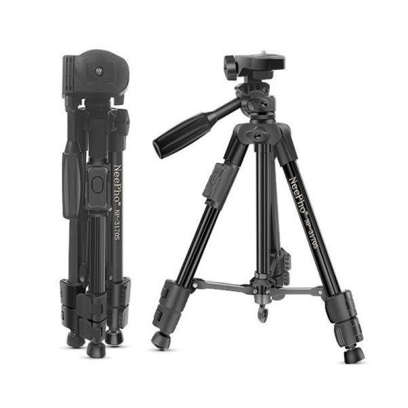سه پایه دوربین نیفو مدل NP-3170S با حداکثر ارتفاع 110 سانتی‌متر