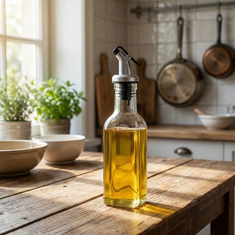 ست آبلیموخوری و ظرف روغن مدل Home مجموعه 2 عددی به همراه استند