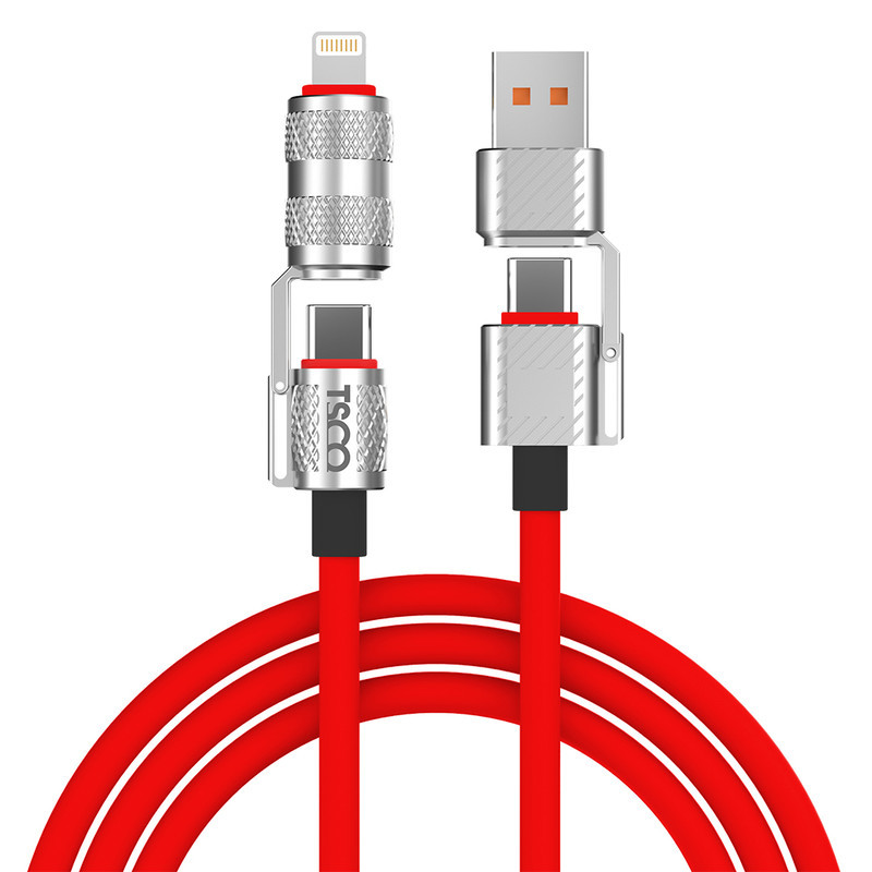 کابل تبدیل USBUSB-C به لایتنینگUSB-C تسکو مدل GCA 240W طول 1.2 متر