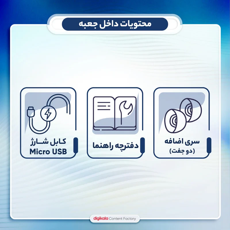 هدفون بلوتوثی مدل M10 V5.1 بدون قابلیت نویز کنسلینگ، درگاه شارژ Micro USB، دارای نشانگر LED، قابلیت استفاده به عنوان پاوربانک، مقاومت در برابر رطوبت و عرق
