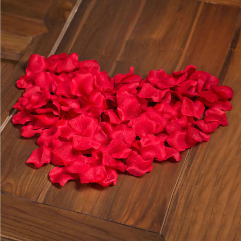 گلبرگ گل مصنوعی پارچه‌ای مدل DSH 106 بسته 288 عددی مناسب تزیین جشن و دکوراسیون، مقاوم در برابر پژمردگی و قابل استفاده طولانی‌مدت