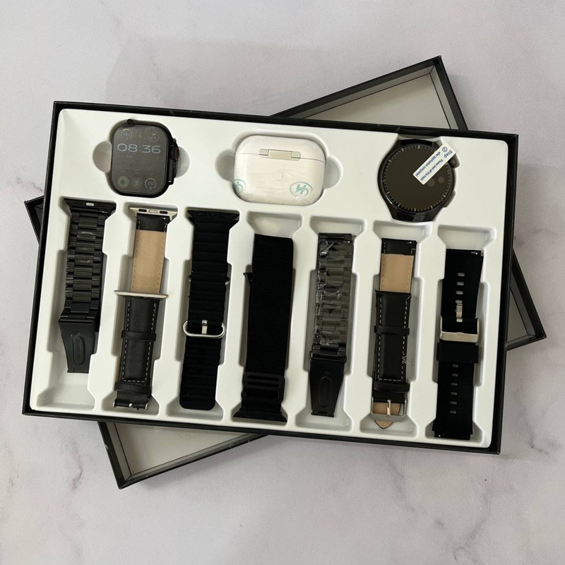 ساعت هوشمند رموجت مدل i80 Suit Extremc بسته 2 عددی به همراه هدفون بلوتوثی