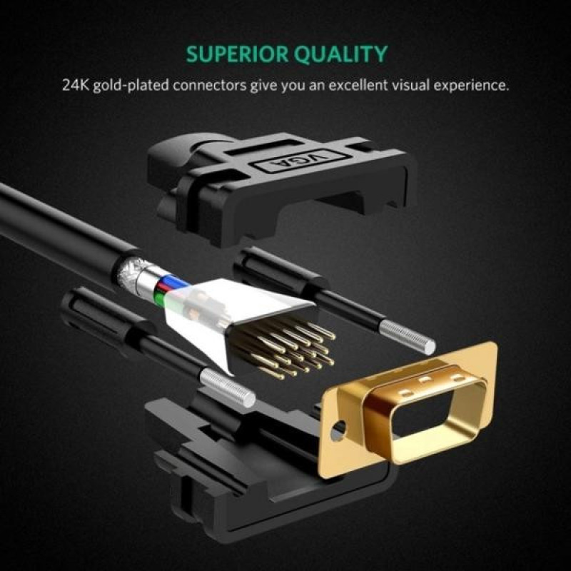 کابل VGA یوگرین مدل VG101-11633 طول 10متر