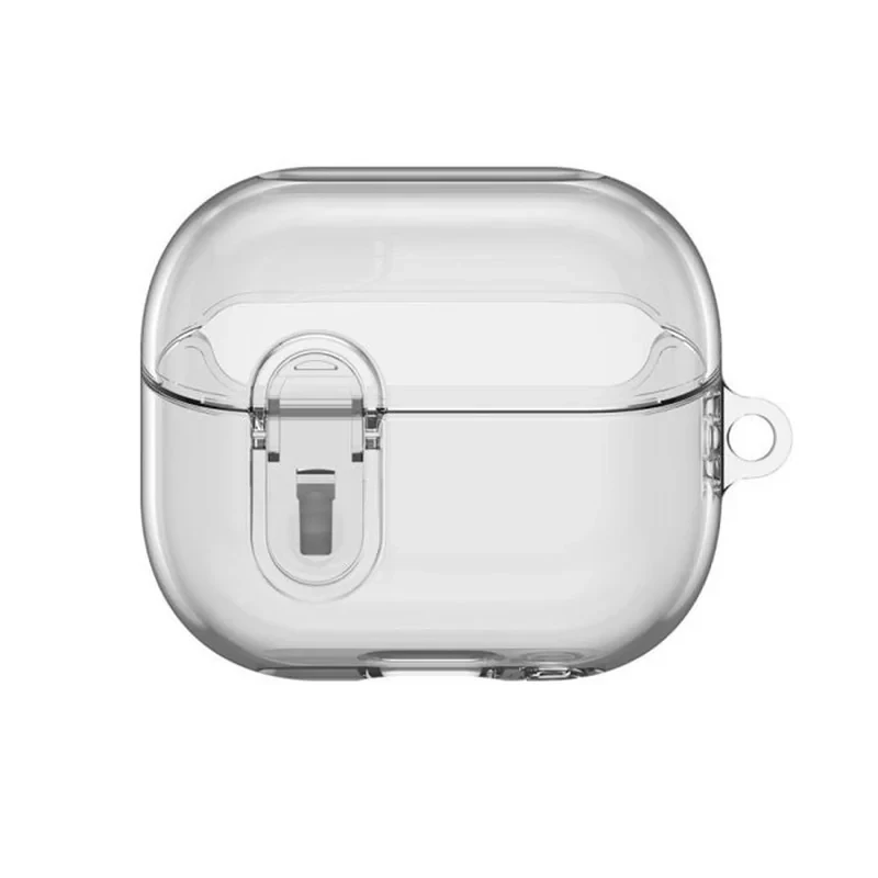 کاور انتک مدل Clear Protective مناسب برای کیس هدفون بی سیم سامسونگ Galaxy Buds 3  3 Pro به همراه آویز