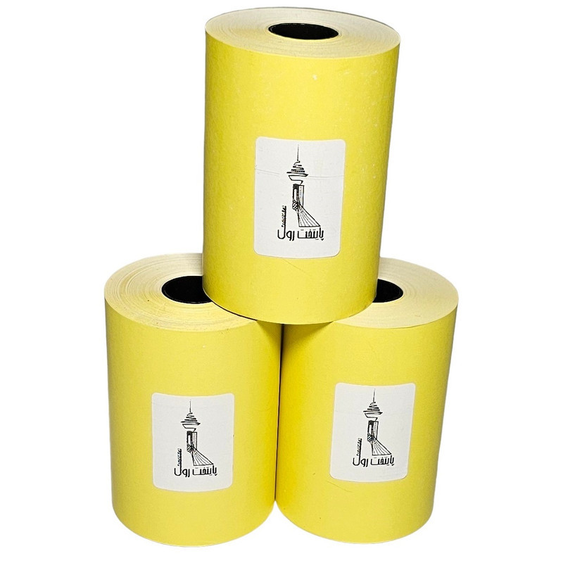 کاغذ پرینتر حرارتی پایتخت رول مدل Y80mm بسته 30 عددی