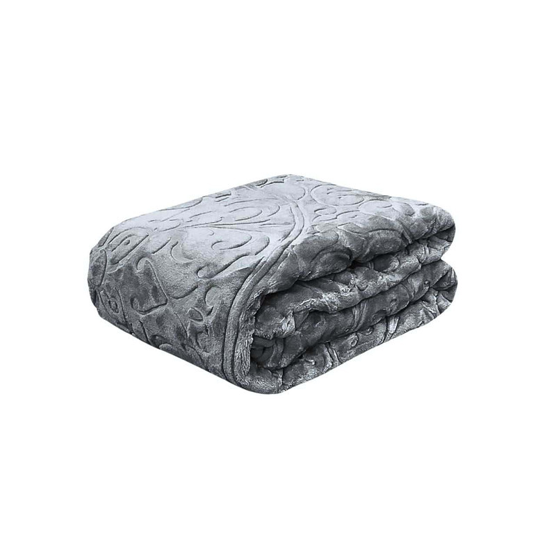 پتو یک نفره گلبافت مدل الوان گل برجسته سایز 220x160 سانتی‌متر