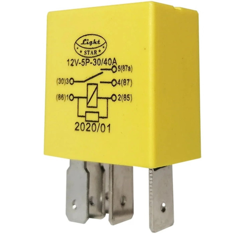 میکرو رله 3040 آمپر لایت استار مدل R.M.12V.5P,3040