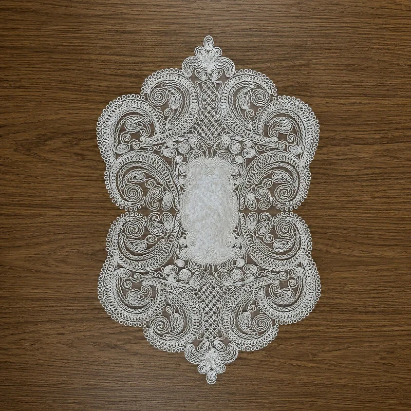 ست رومیزی و رانر 3 تکه مدل R3007O