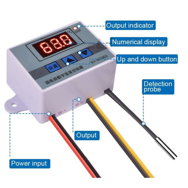 ترموستات دیجیتال مدل W3002_12DC