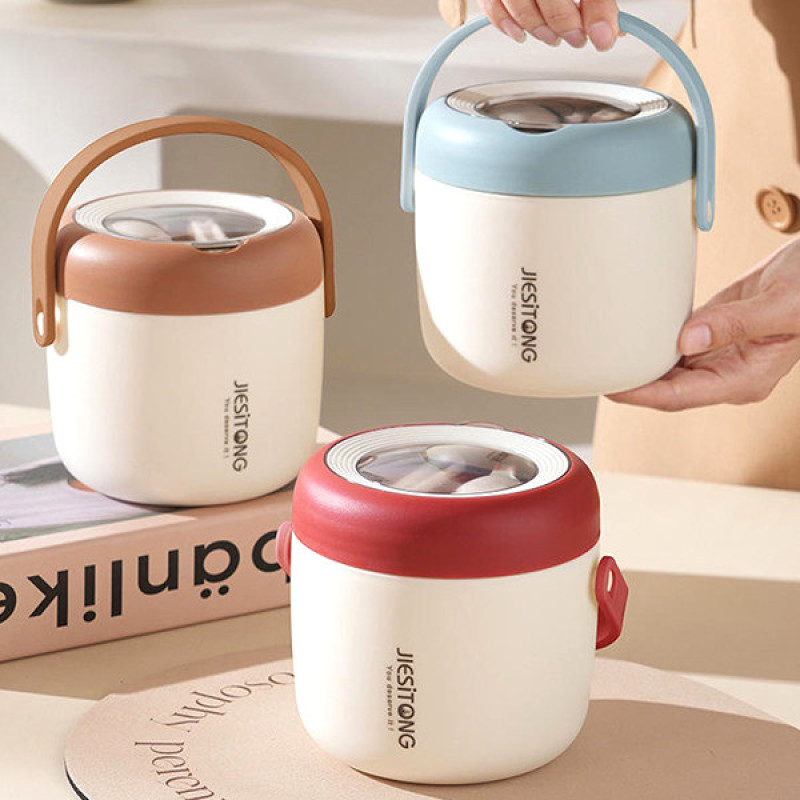 فلاسک غذا مدل دوجداره کد LUNCH-BOX گنجایش 1 لیتر