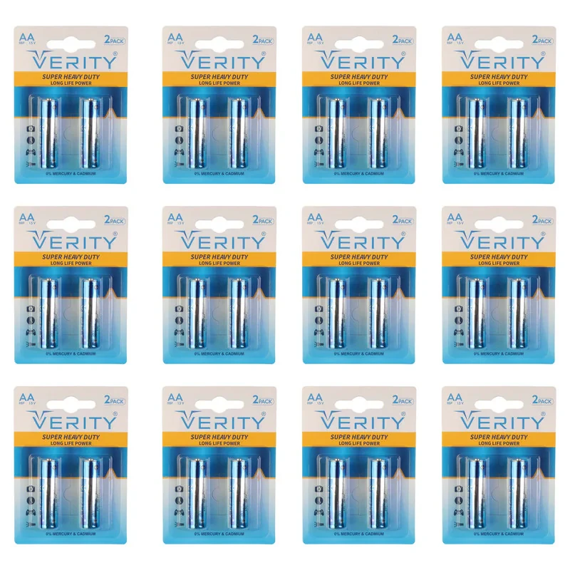 باتری قلمی وریتی مدل Super Heavy Duty بسته 24 عددی