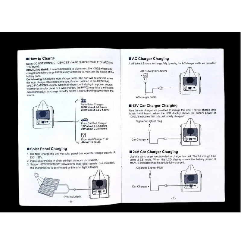 پاور استیشن جووی مدل HW02 P&W ظرفیت 600 وات ساعت