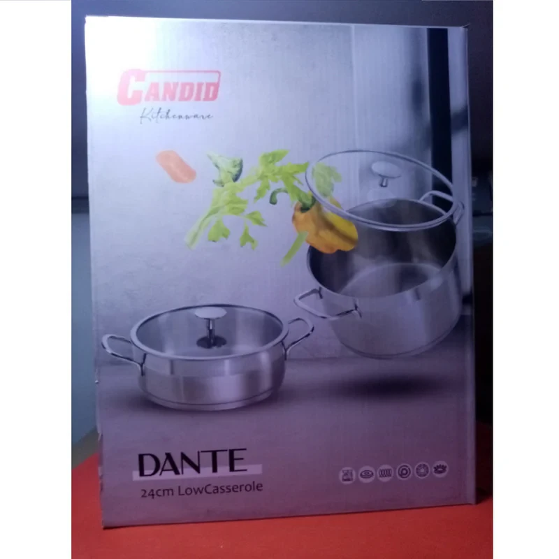 تابه استیل کاندید مدل دانته سایز 24