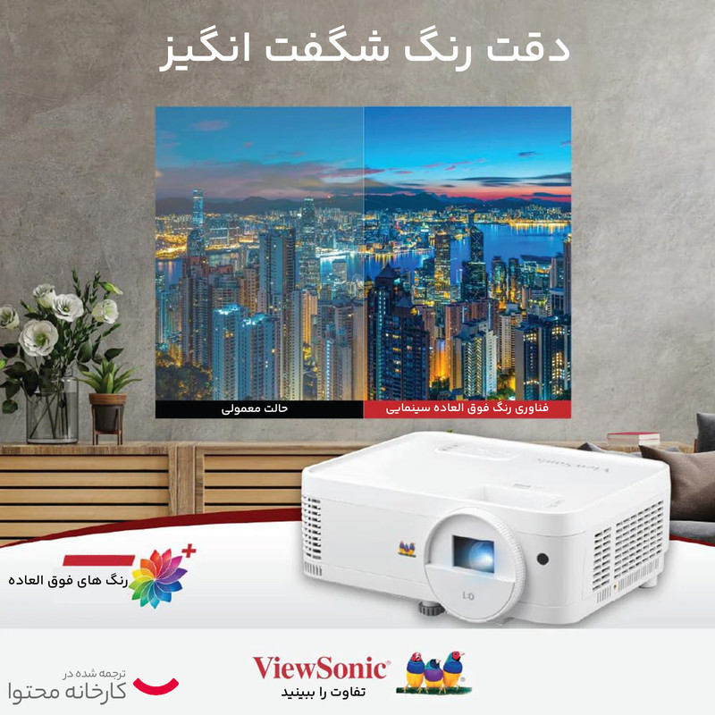 ویدئو پروژکتور ویوسونیک مدل LS500WH