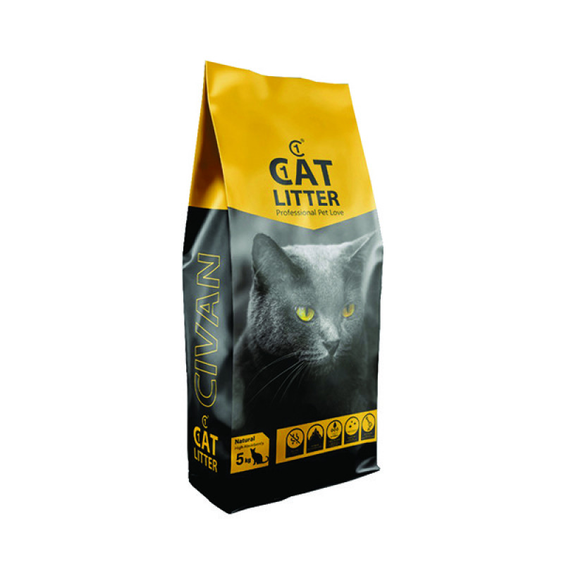 خاک بستر گربه سیوان مدل Super Premium وزن ۵۰۰۰ گرم