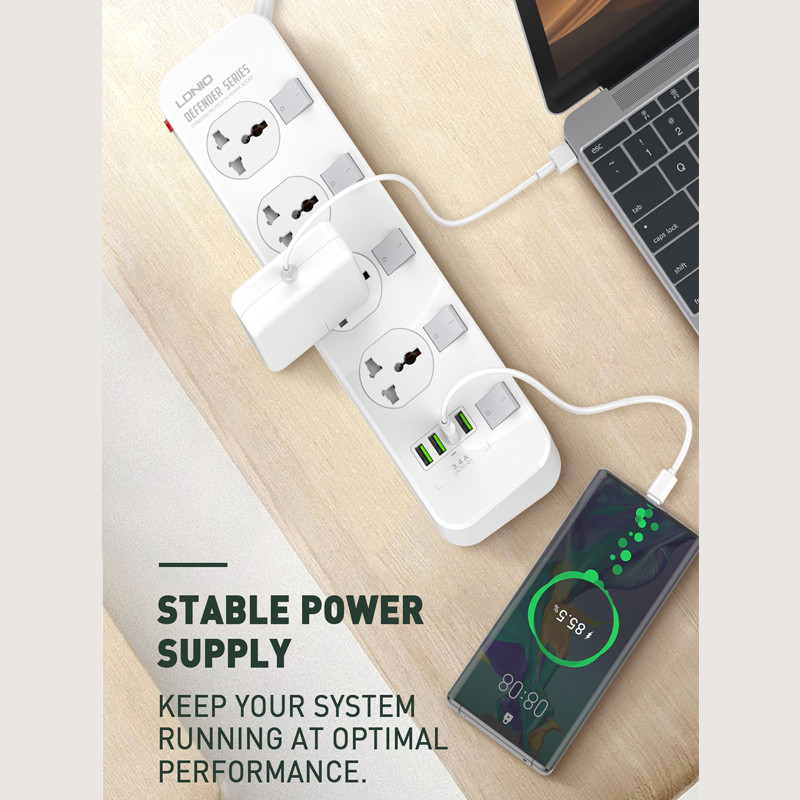 چند راهی برق الدینیو مدل Power Socket