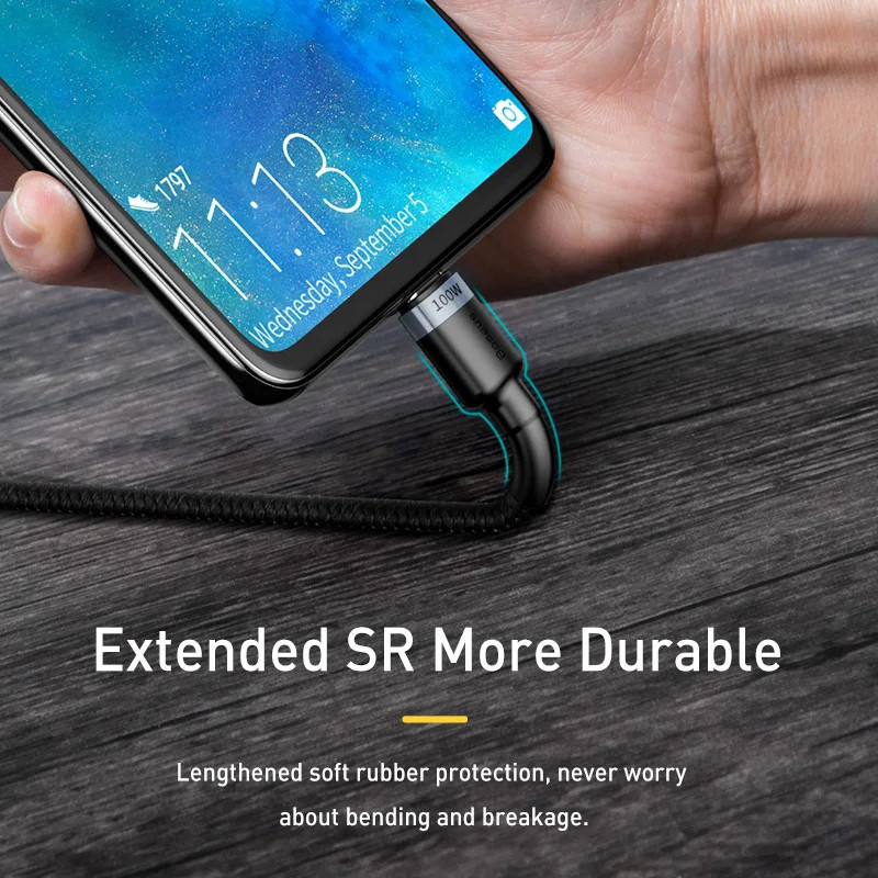 کابل تبدیل USB-C بیسوس مدل B-2pcs طول 2 متر
