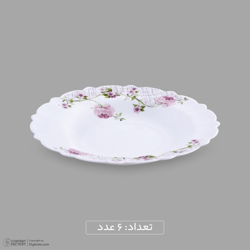 سرویس غذاخوری اوپال 18 پارچه 6 نفره آیروپال مدل سارا