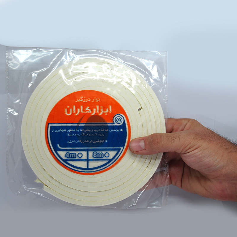 نوار درزگیر ابزار کاران مدل FOM1 طول 4 متر بسته 3 عددی