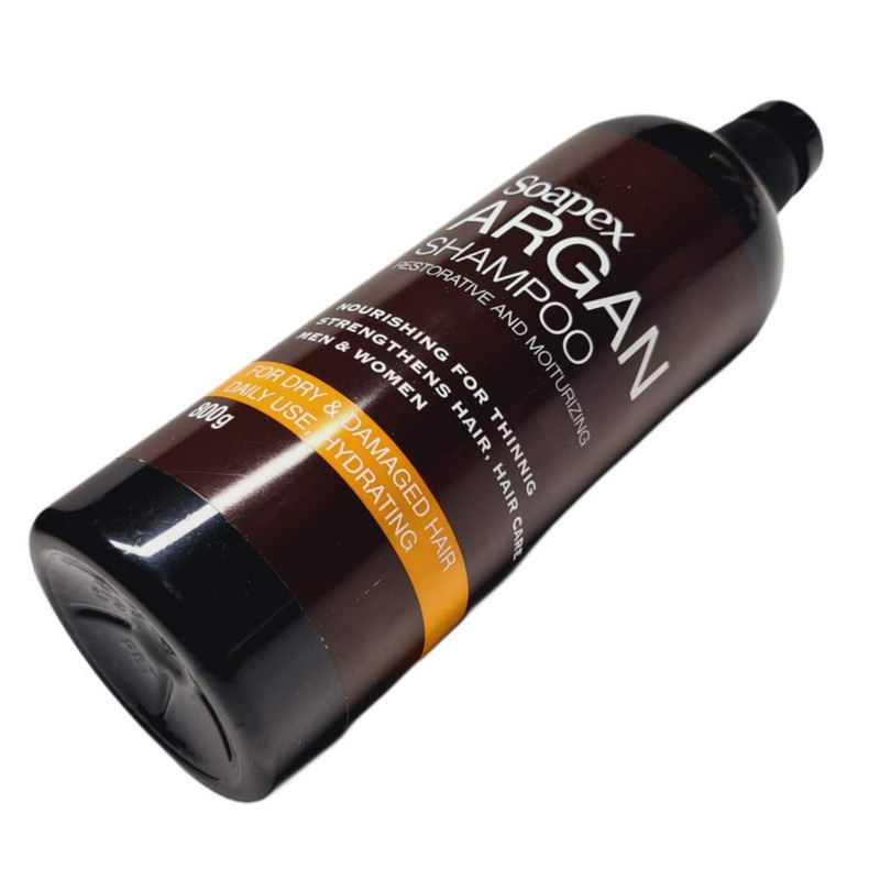 شامپو تقویت کننده و ضد ریزش مو سوپکس مدل argan مناسب موی خشک حجم 800 میلی لیتر