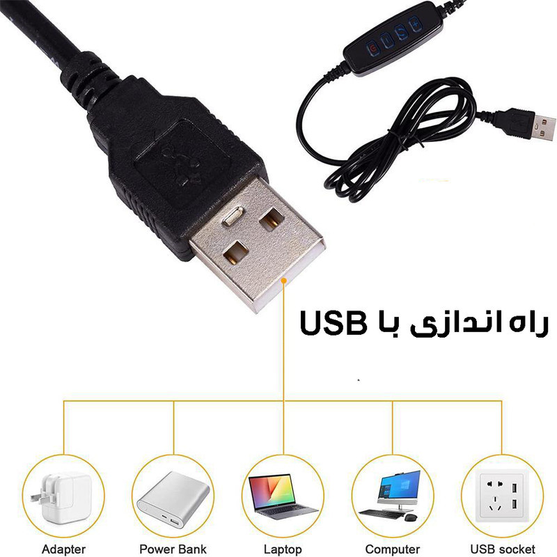 رینگ لایت مدل ذره بین کد 12W-360 ROTATABLE