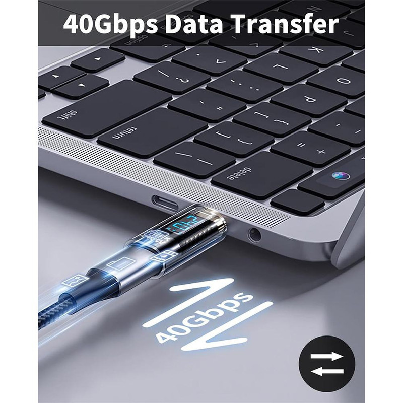 مبدل ولتاژ سنج 4.0 USB-C پی ام مدل PM-602