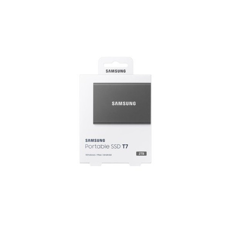 اس اس دی اکسترنال سامسونگ مدل T7 ظرفیت 2 ترابایت رابط USB 3.2 Gen2