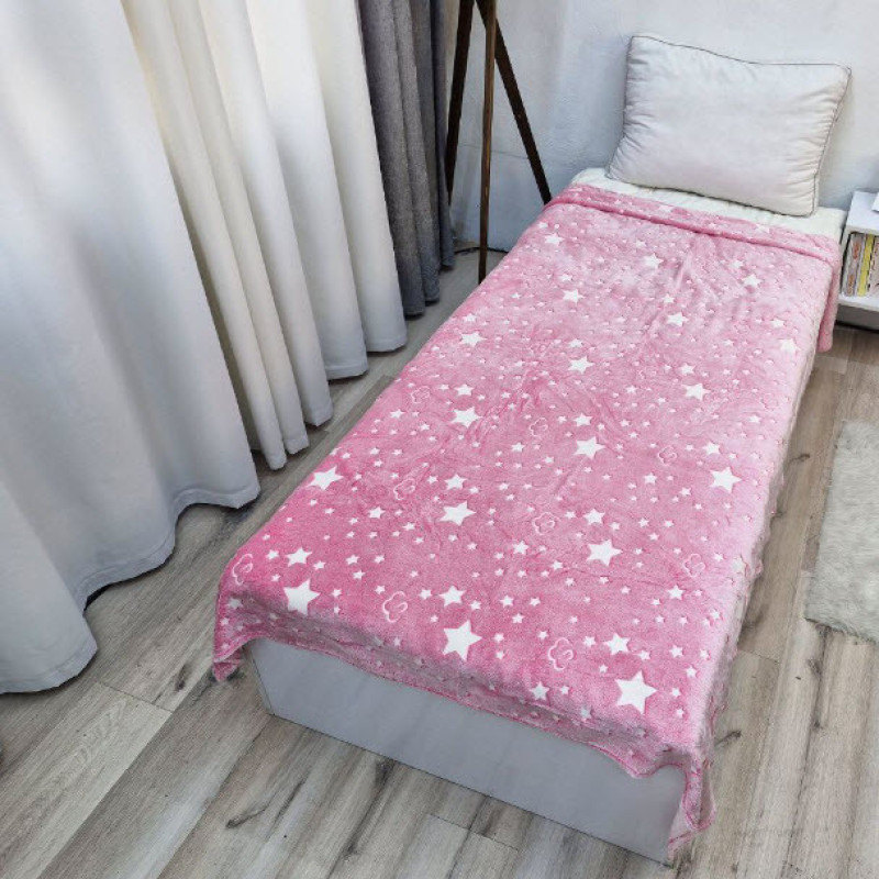 پتو مسافرتی 2 نفر ویراگیتا مدل شبنما ستاره بارانا سایز 220x200 سانتی‌متر