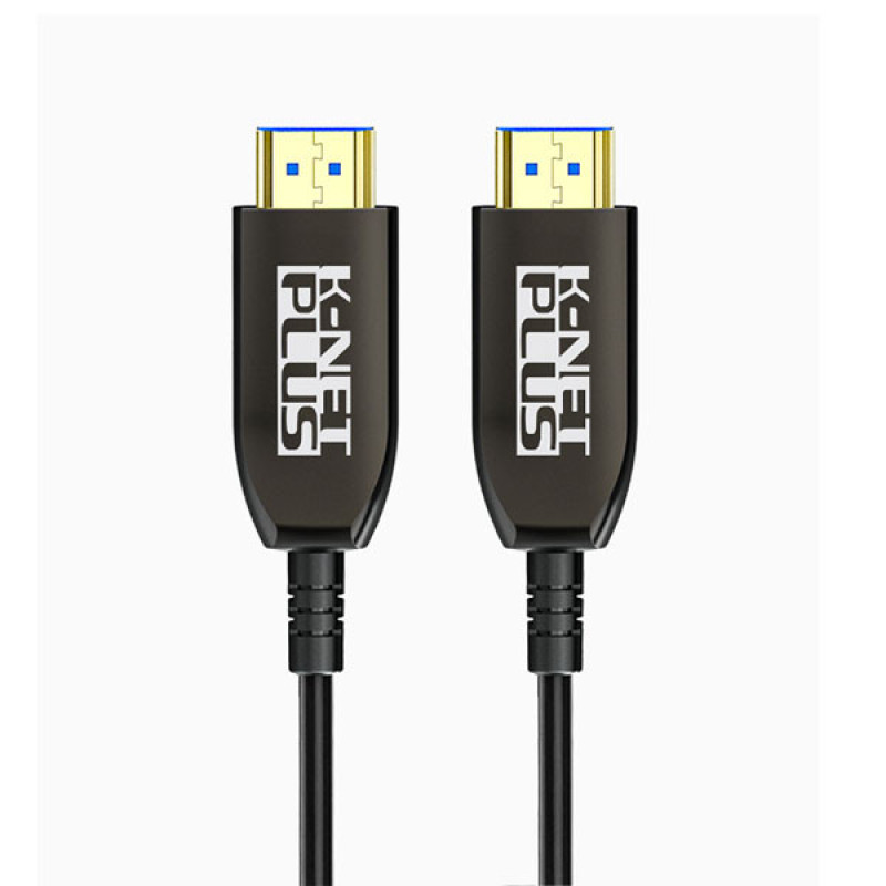 کابل ۲٫۱ HDMI فیبر نوری کی نت پلاس مدل KP-CHAOC21200 طول ۲۰ متری