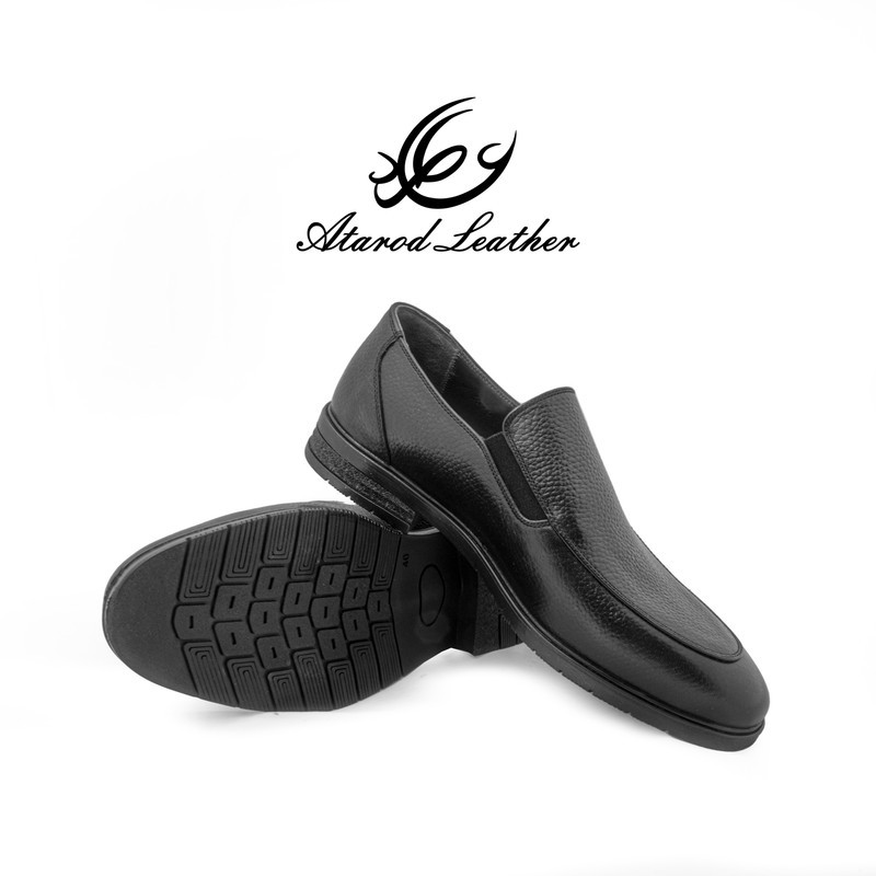 کفش مردانه چرم عطارد مدل چرم طبیعی کد SH276