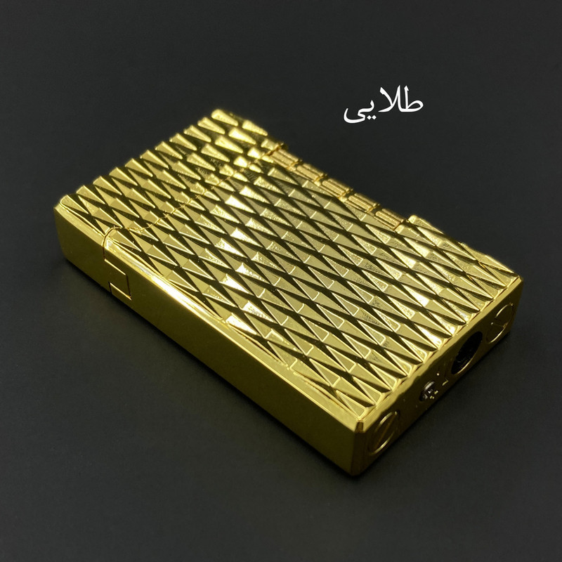 فندک مدل سنگ بغل طرح حصیری کد DKD-1453