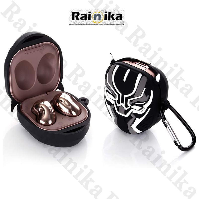 کاور رینیکا مدل Buds Panther مناسب برای کیس هدفون بی سیم سامسونگ Galaxy Buds Live  Buds Pro  buds 2  buds 2 pro  Fe