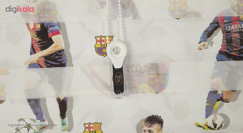 پرده زبرا زیو طرح barca سایز 180 × 140 سانتی‌ متر