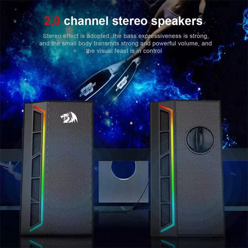 اسپیکر دسکتاپ مخصوص بازی ردراگون مدل GS58O-RGB
