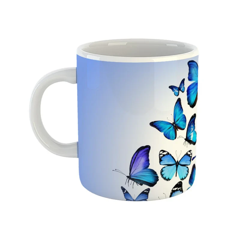ماگ مدل پروانه طرح butterfly 4