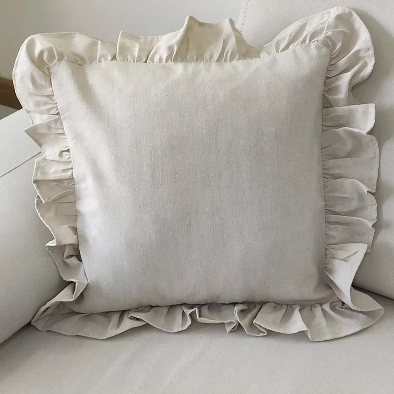 کاور کوسن مدل لینن دور چین کد 1401 سایز 40×40 سانتی متر
