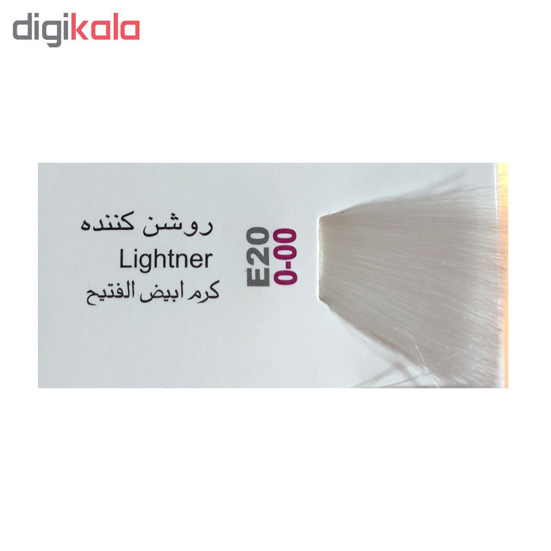 رنگ مو پادینا شماره E20-0-00 حجم 100 میلی لیتر رنگ روشن کننده